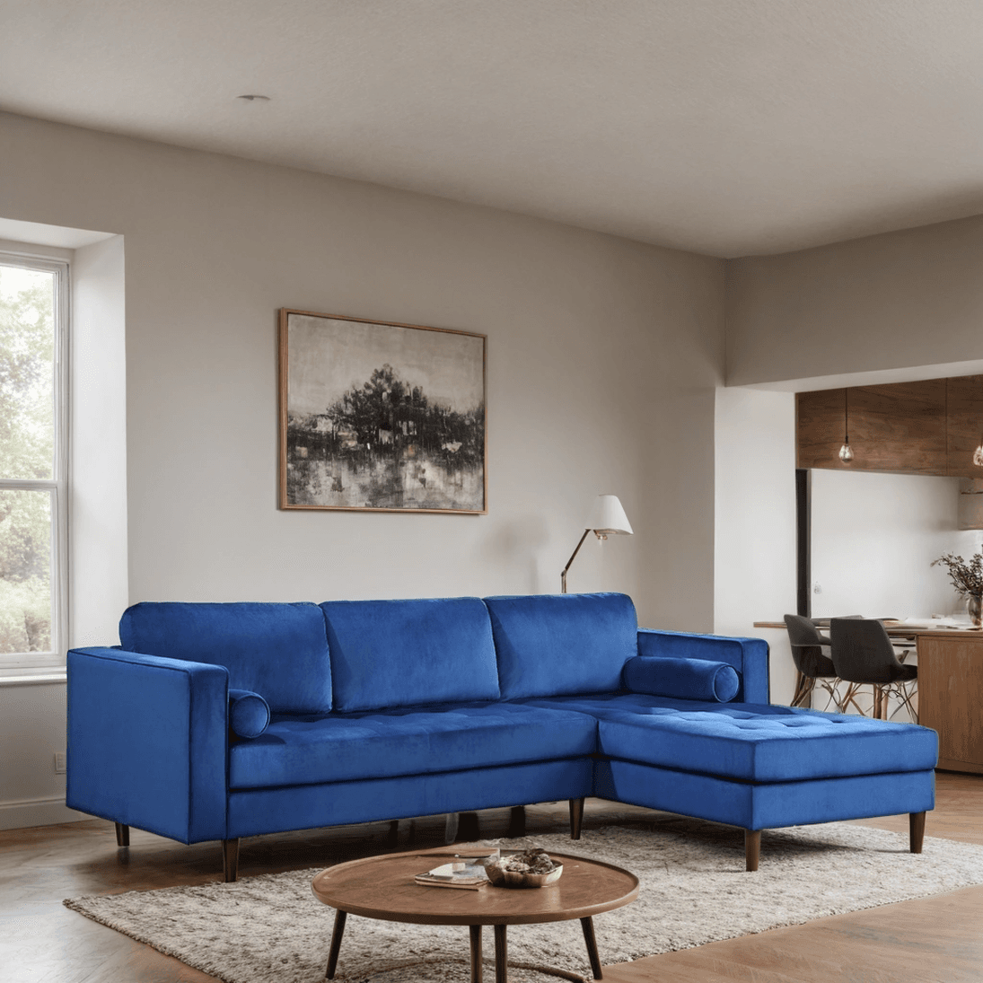 Roxy Blue Sectional   | image 1