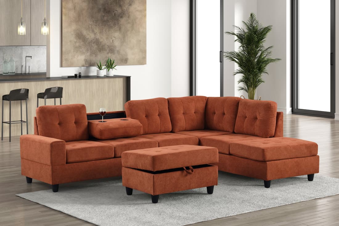 43Heights Reversible Sectional + Ottoman  | image 1
