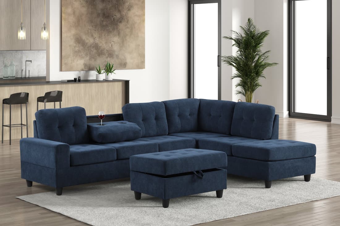 44Heights Reversible Sectional + Ottoman  | image 1
