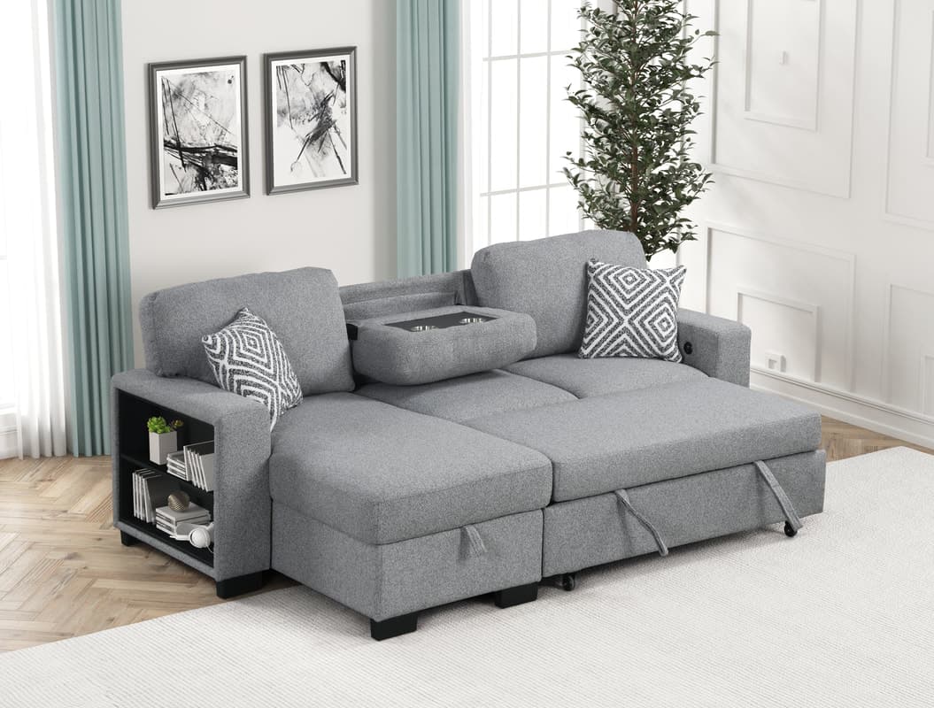 Pacific  Reversible Sectional With Pull-Out Bed  | image 2