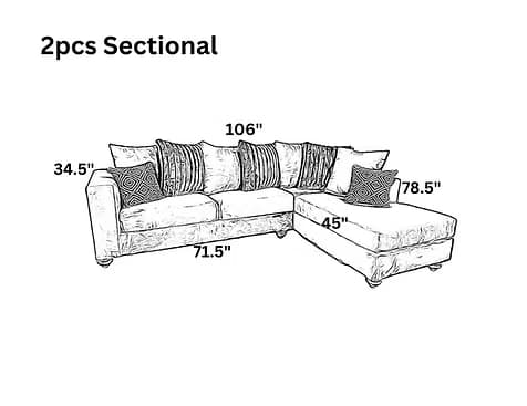 S305 Graphite Sectional  | image 2