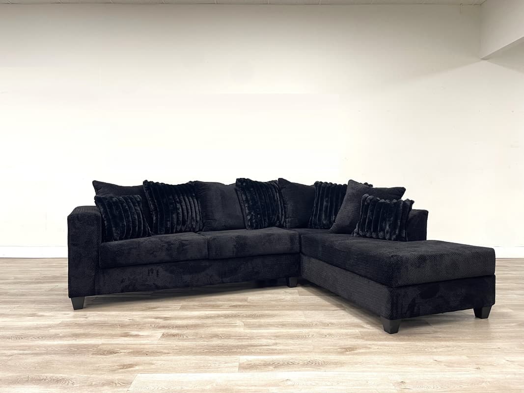 410 Sectional (Black)  | image 1