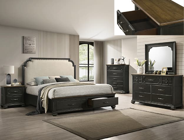 SETB6560 HAMILTON BEDROOM GROUP  | image 1