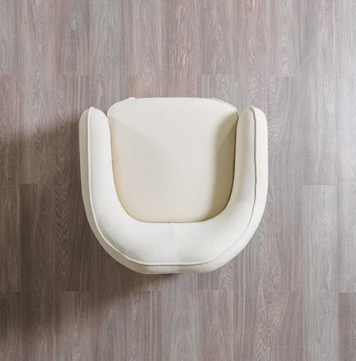 Helena Ivory Velvet Chair  | image 2