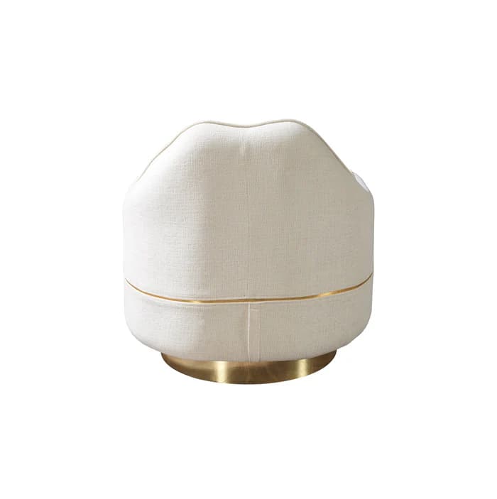 Helena Ivory Velvet Chair  | image 4