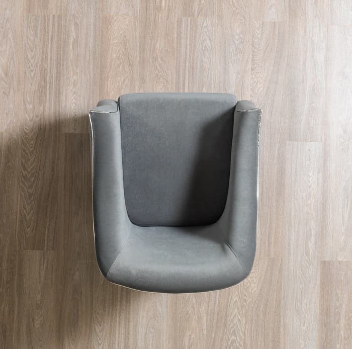 Belinda Gray Velvet Chair  | image 2