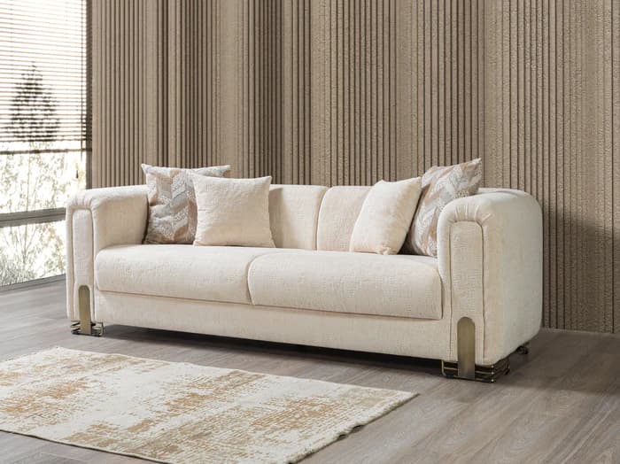 Brenda Ivory Boucle Sofa 93" & Loveseat 71"  | image 5