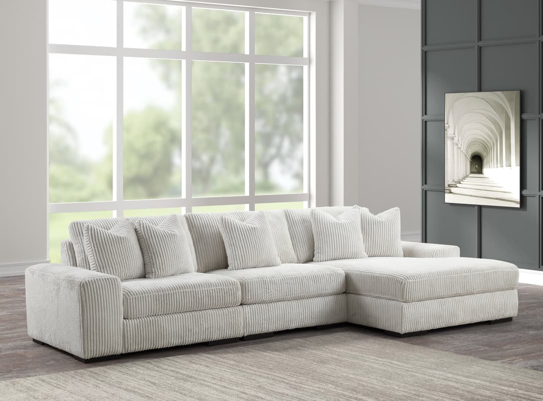 SUNDAY BEIGE 3PC Sectional  | image 1