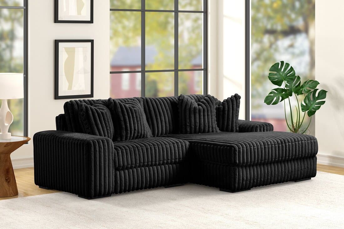 SUNDAY2 BLACK 2PC Sectional  | image 1
