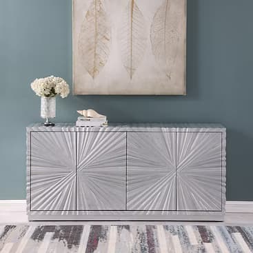 A-C10 Selene Silver Leaf Console  | image 5