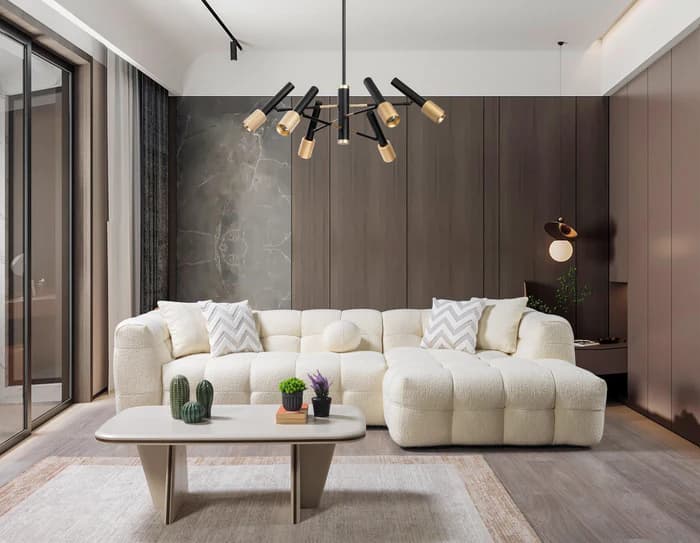 Ivy Boucle RAF 110" Sectional  | image 5