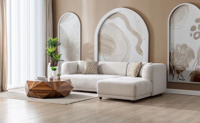 Lyna Ivory 2 Pc 105" RAF Sectional  | image 7