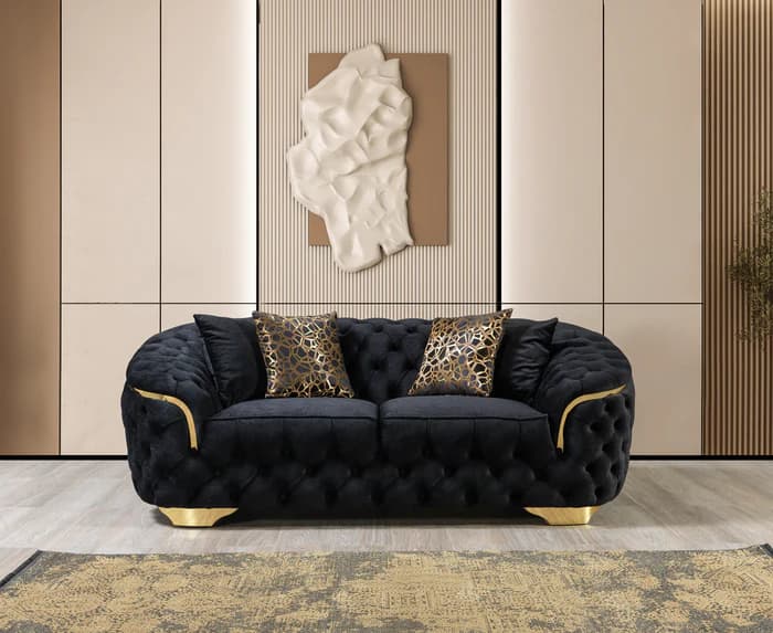 Lupino Velvet Sofa 95" & Loveseat 82"   | image 7