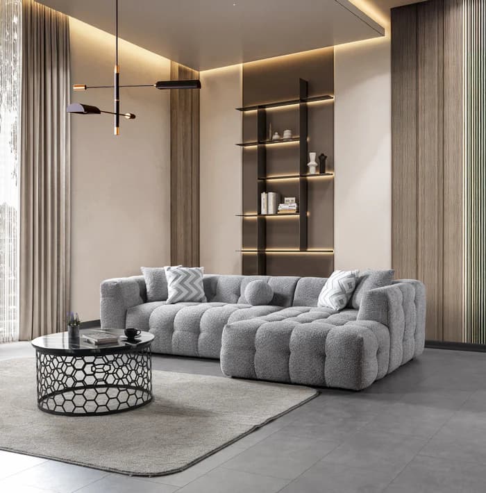 Ivy Boucle RAF 110" Sectional  | image 14