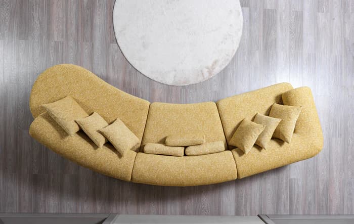 Lena  Boucle 3-Piece Curved 145" Sectional  | image 10