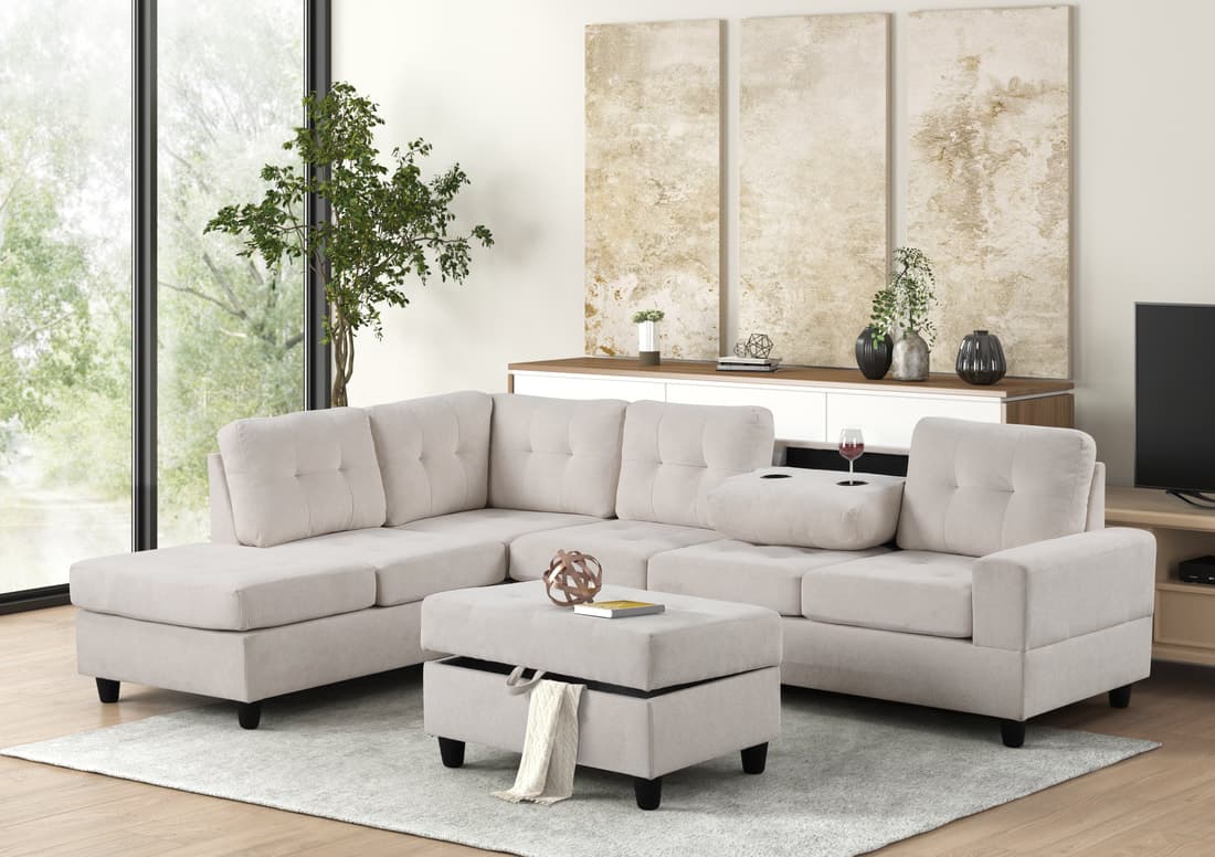 45Heights Reversible Sectional + Ottoman  | image 2