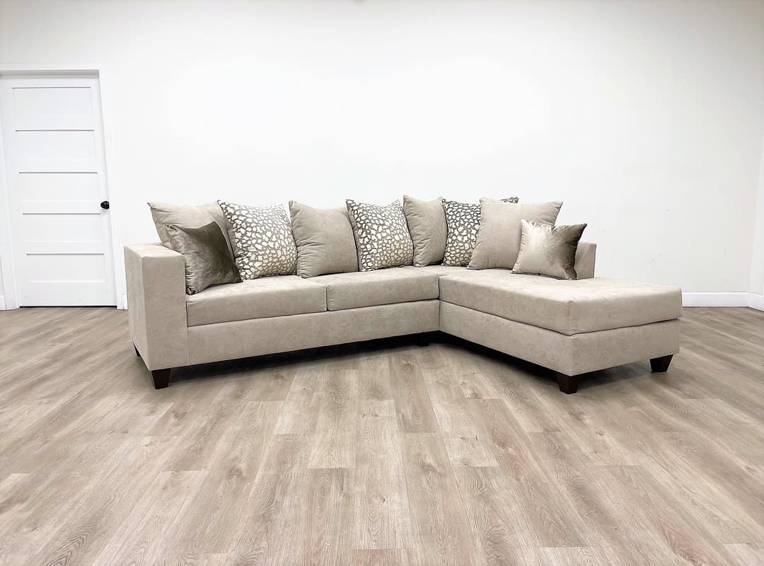 110-Hollywood Beige Sectional  | image 1