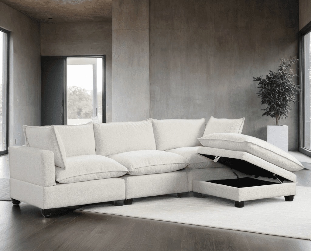CLOUD2-Boucle Modular Sectional (BOUCLE FABRIC)  | image 1