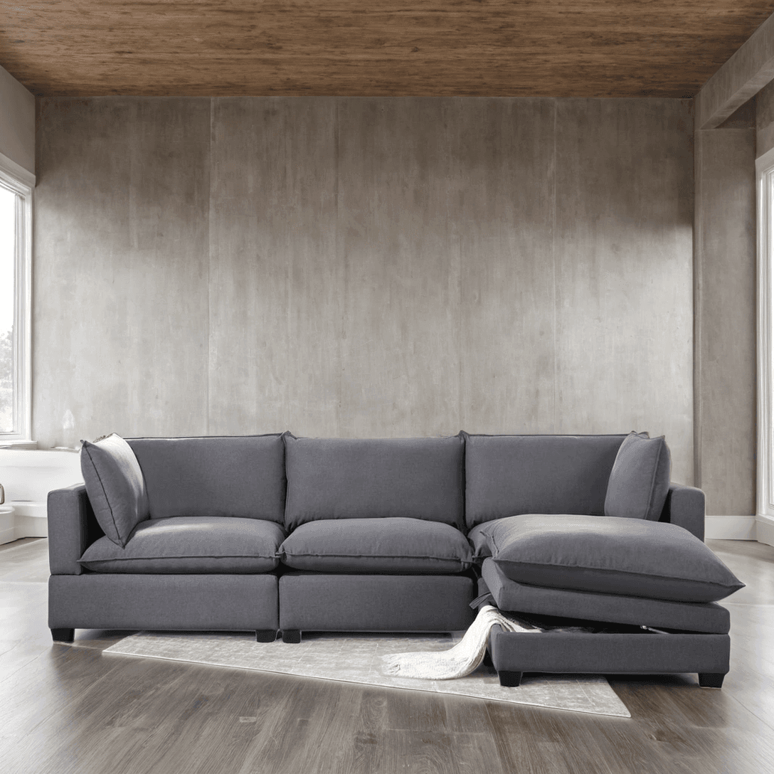 Cloud2 Charcoal Modular Sectional  | image 2