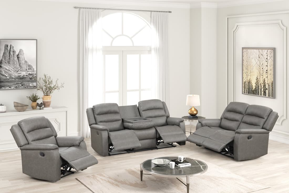 Hope Stone 3PC Reclining Set  | image 2