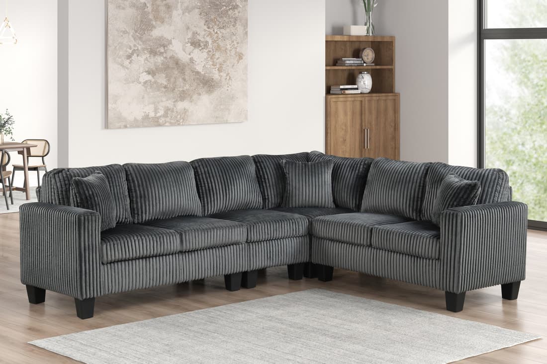Logan - Reversible Sectional (Cord Fabric)  | image 3