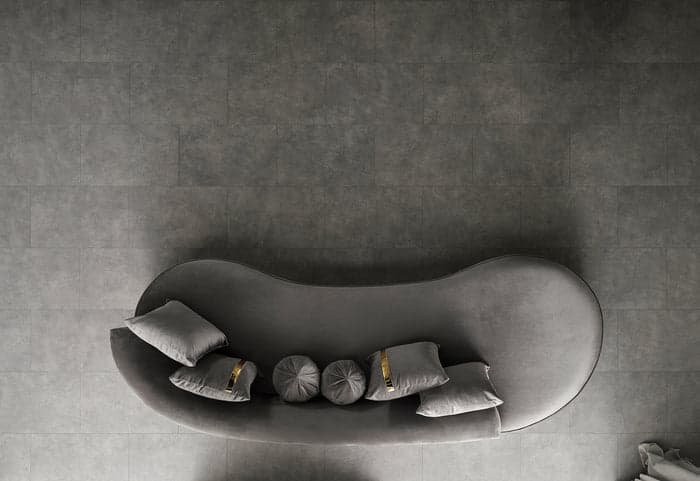 Ella Gray Velvet 106" Chaise Lounge | image 2