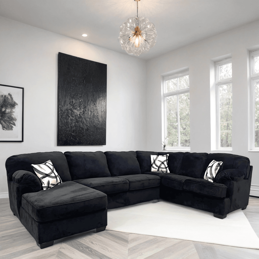 BRENTWOOD BLACK SECTIONAL | image 2
