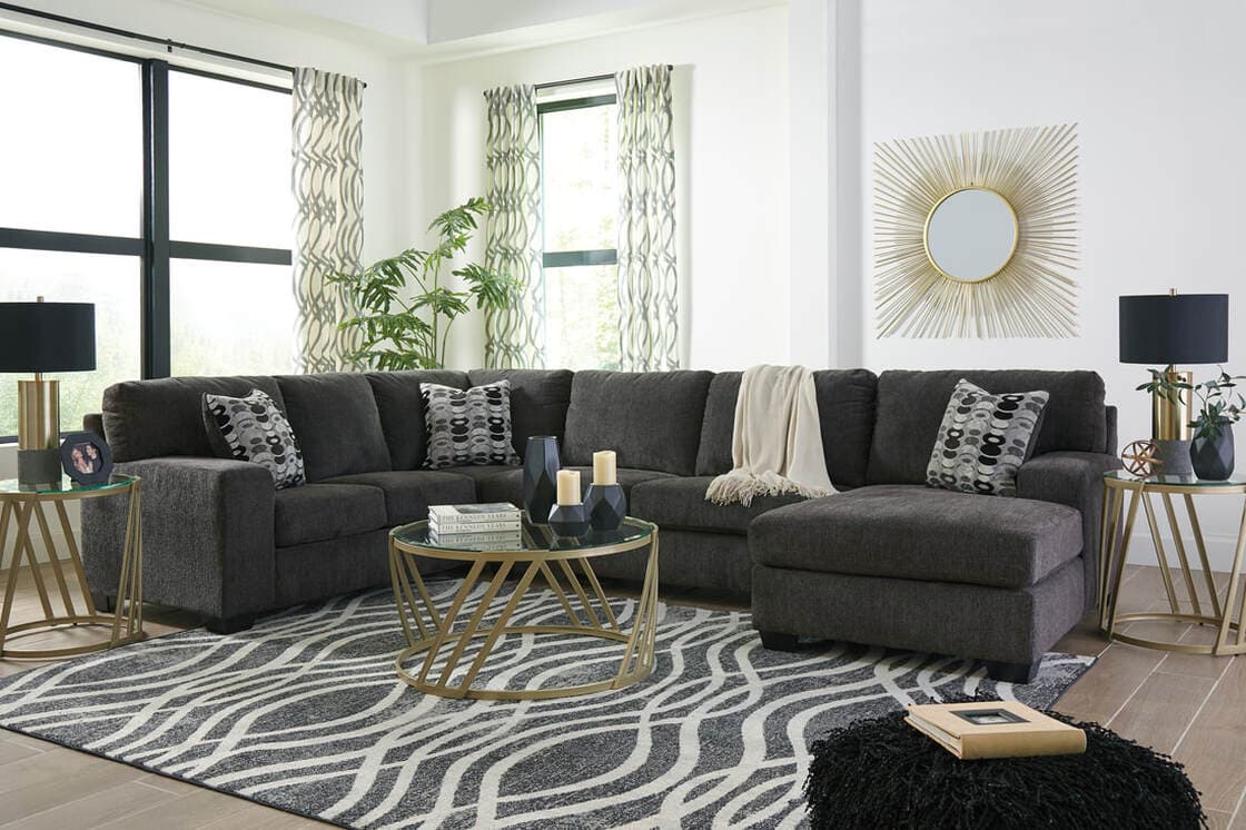 Ashley 807-03 Sectional (Smoke) | image 1