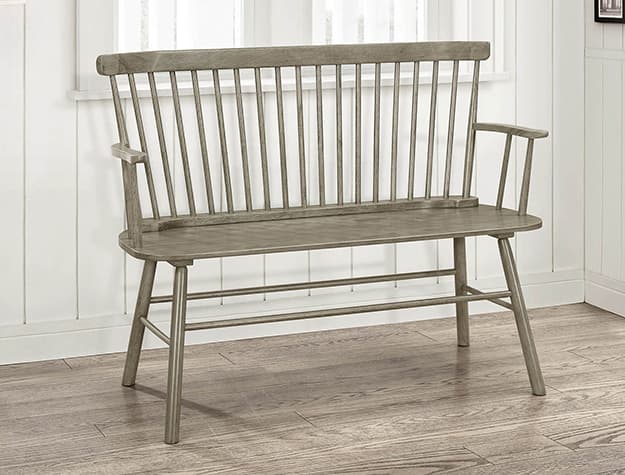 4185-BENCH JERIMIAH SPINDLEBACK BENCH | image 2