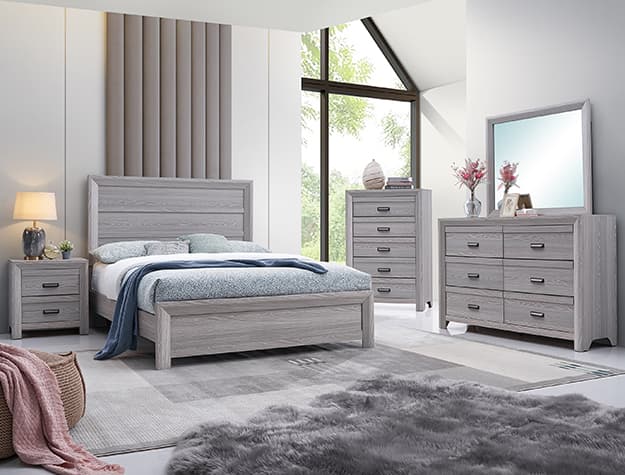 SETB6710 ADELAIDE DRIFT WOOD BEDROOM GROUP | image 1