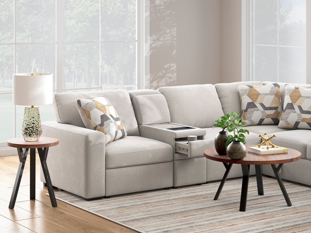 Ashley 673-05 Sectional with Pull Out | image 2