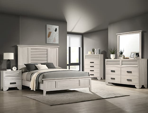 SETB4740 SARTER BEDROOM GROUP - WHITE | image 1