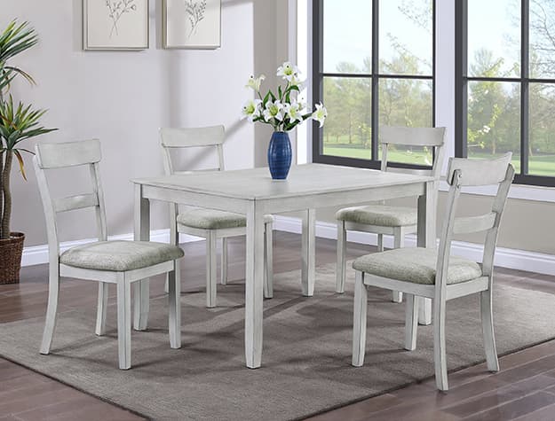 HENDERSON 5-PK DINING SET D.WOOD | image 1