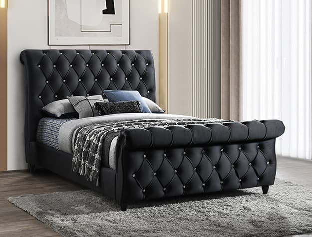5101BK-ALL KYRIE BED FRAME | image 1
