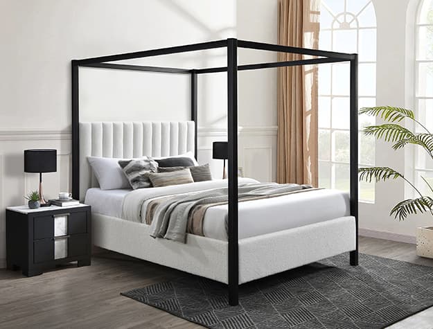 5107WH ADALYN CANOPY BED | image 1