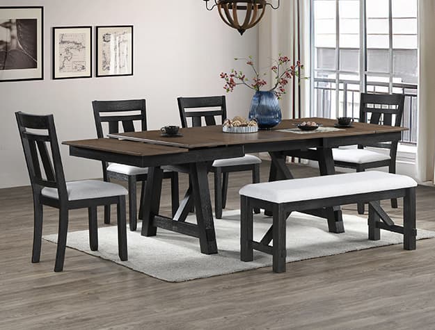 MARIBELLE WHEAT CHARCOAL DINING | image 1
