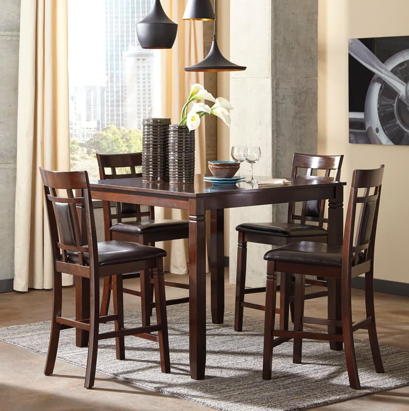 D1010 - Pub Table + 4 Chairs | image 1