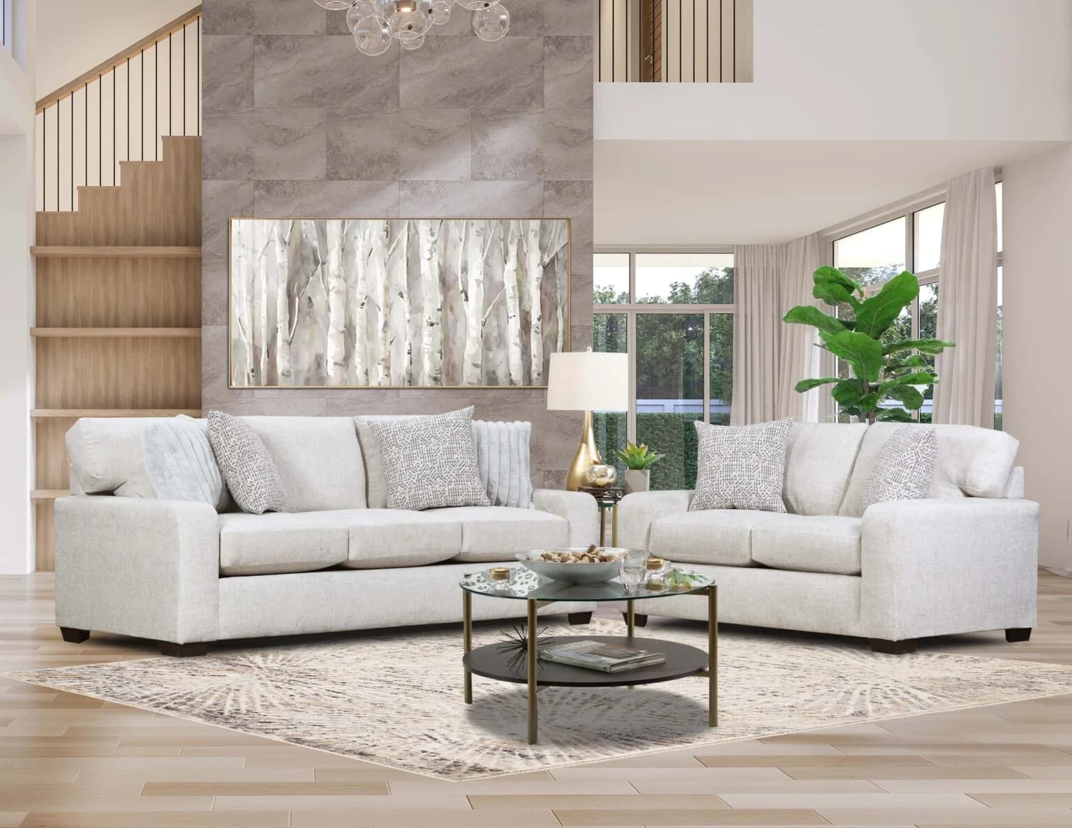 Sofa and Loveseat 4002 | image 1
