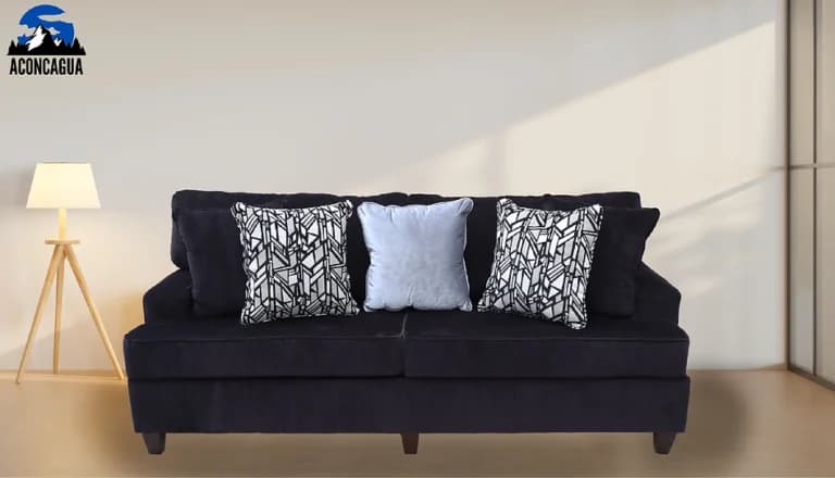Sofa & Loveseat Black | image 3