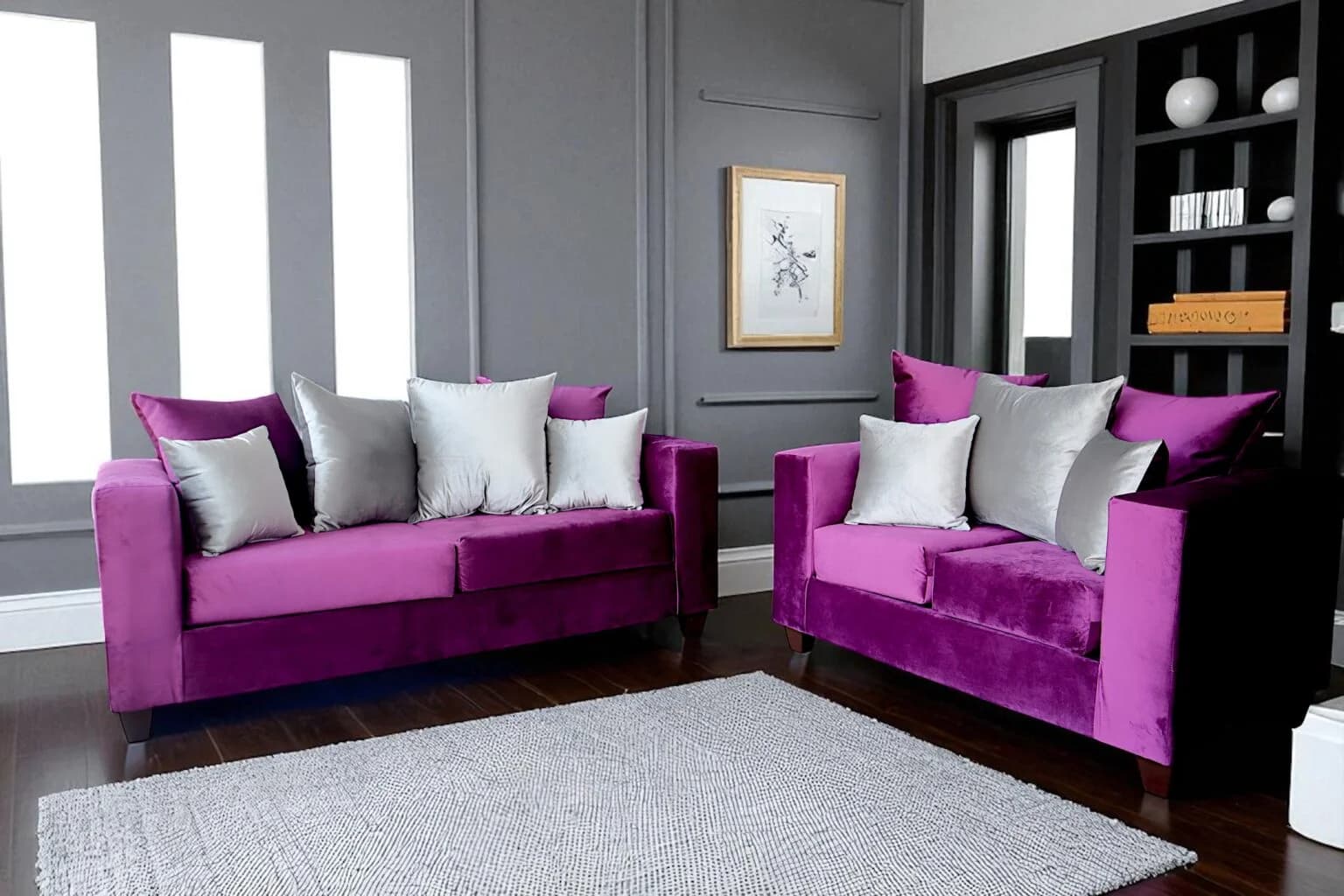 Sofa & Loveseat Violet | image 1