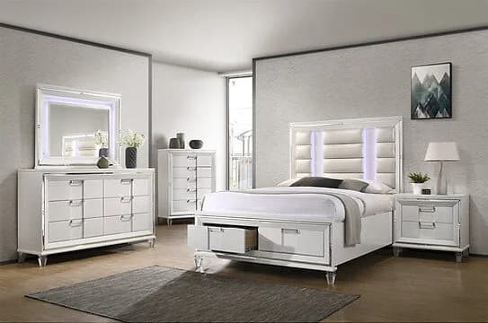 200 – White Bedroom Set | image 1