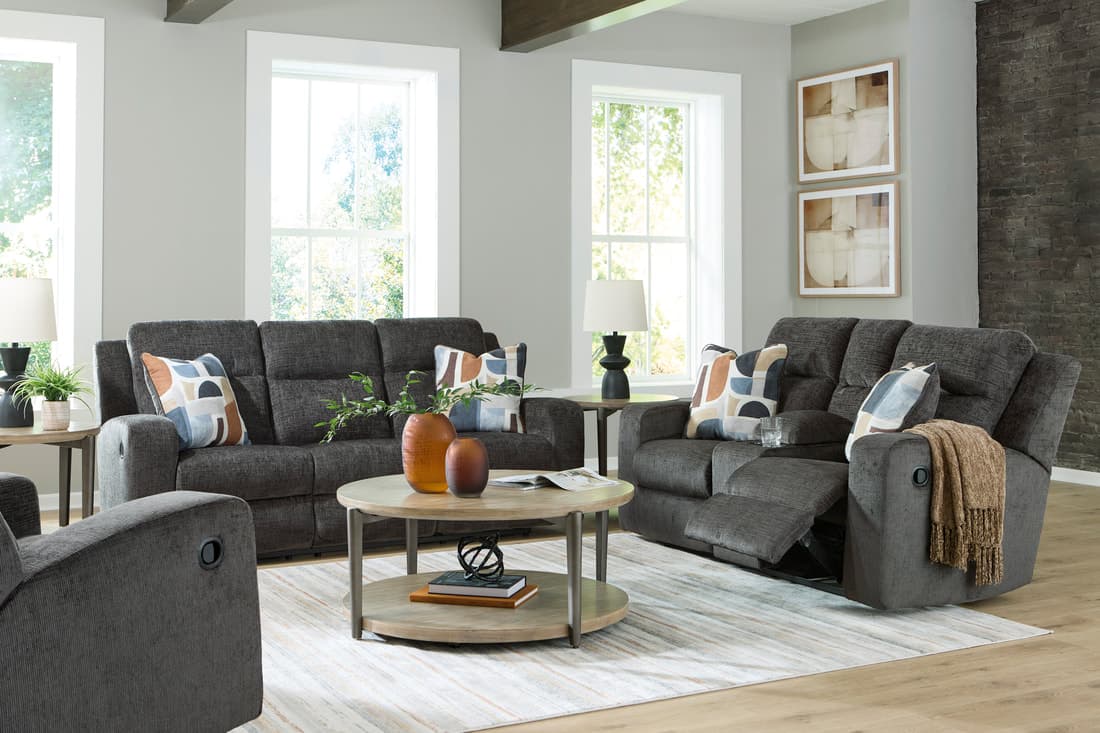 Ashley 386-07 - 2pc Or 3pc Reclining Set | image 1