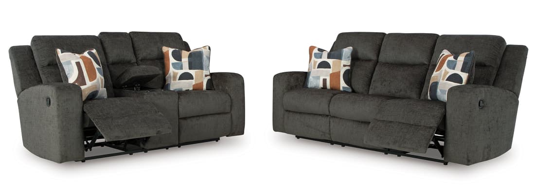 Ashley 386-07 - 2pc Or 3pc Reclining Set | image 2
