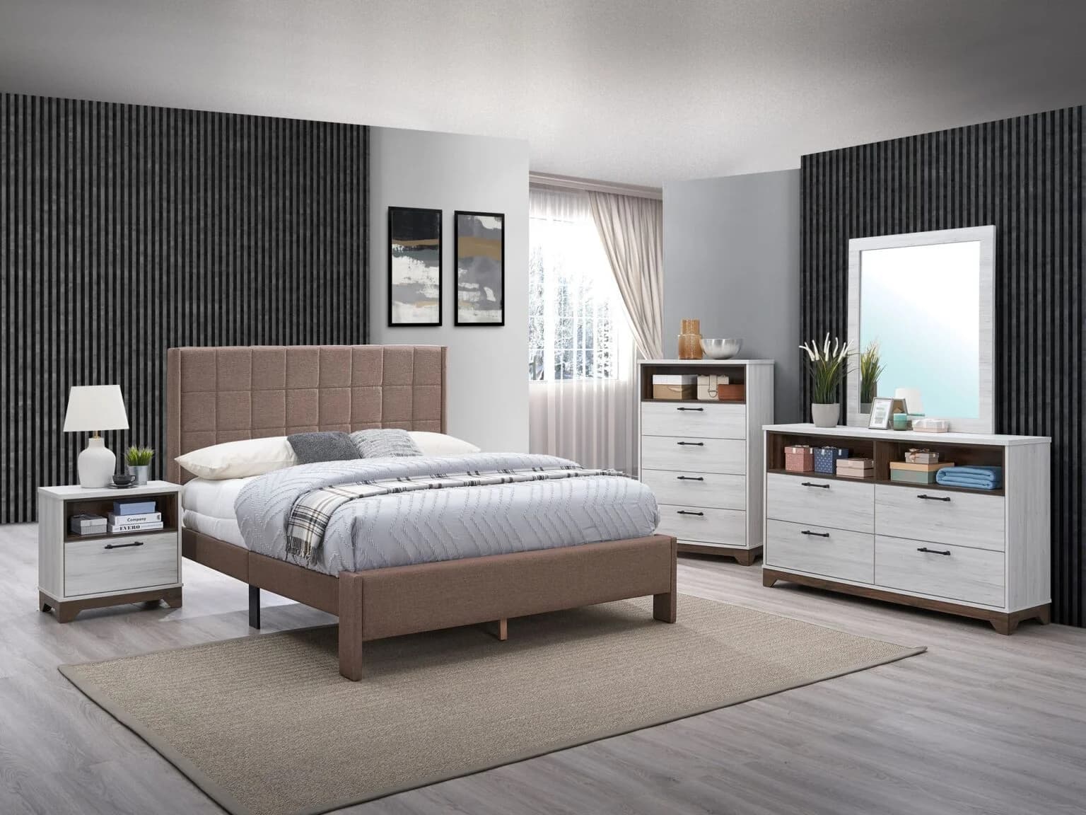Angelina Bedroom Set Beige | image 1