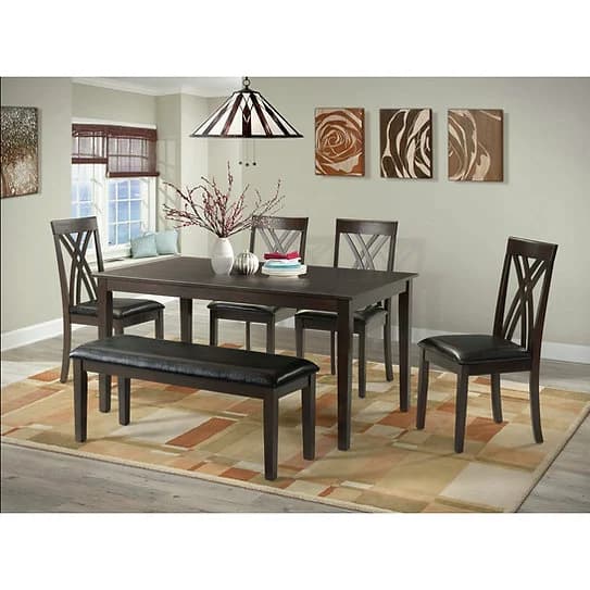 E-DBN1006 Dining Set 6PC | image 1