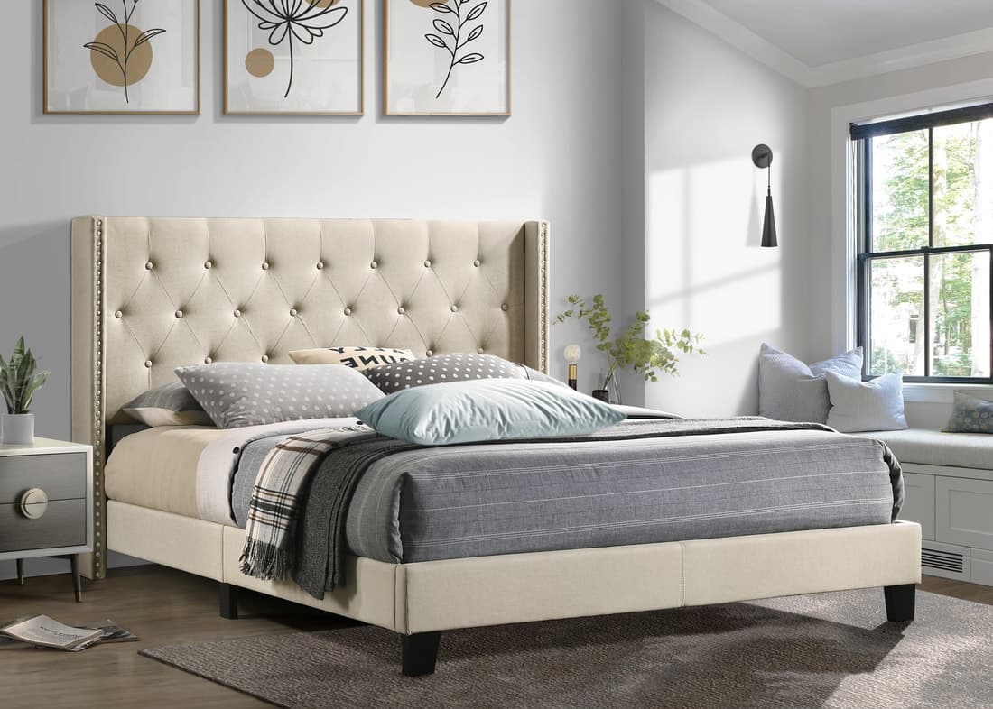HH740 Platform Bed - Twin, Full, Queen, King | image 1