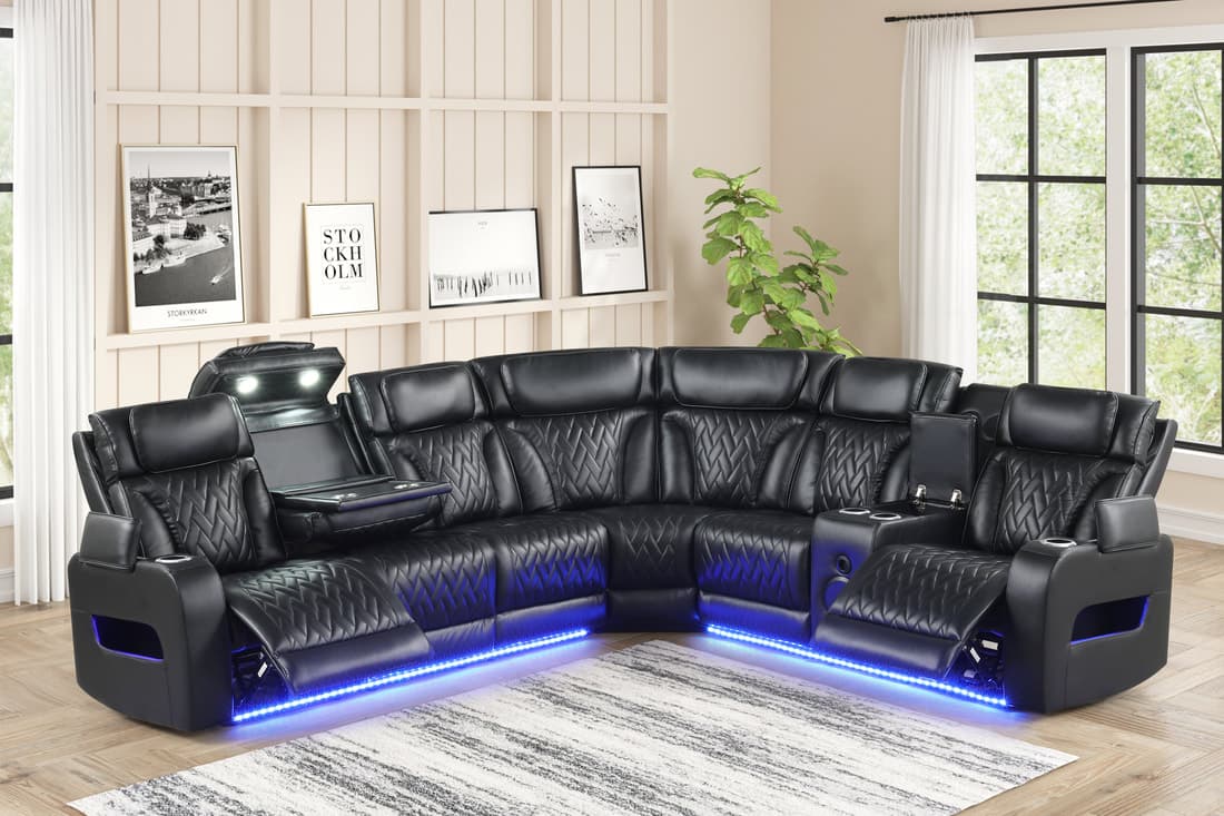 Barcelona Power Reclining Sectional (Power Headrests) | image 2