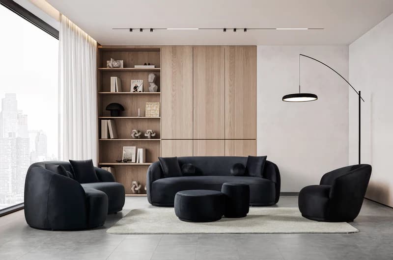 Bonita Boucle Sofa 91" & Loveseat 81" | image 3