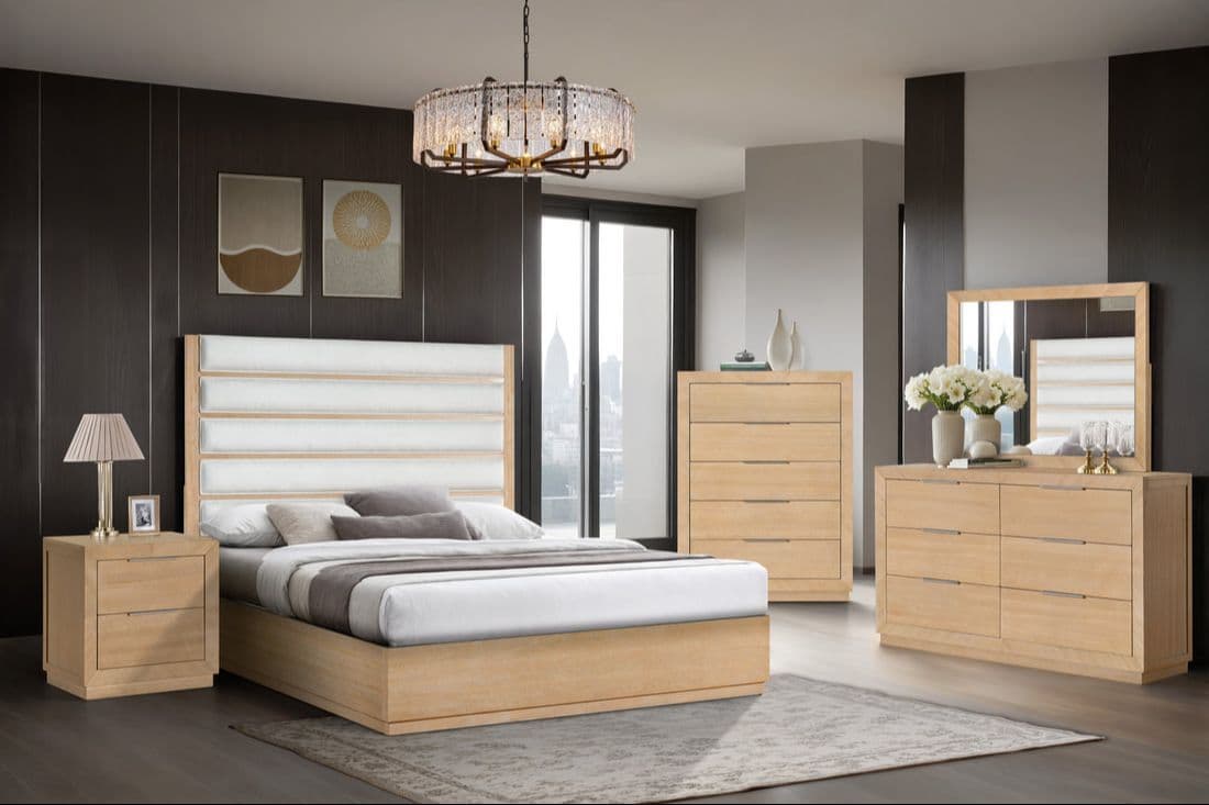 OSLO 4pc or 5pc Bedroom Set - Queen, King | image 1