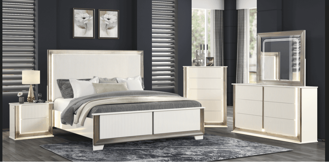 BEVERLY 5pc Bedroom Set - Queen, King | image 1